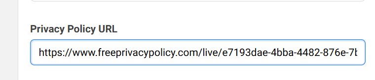 Privacy Policy URL
